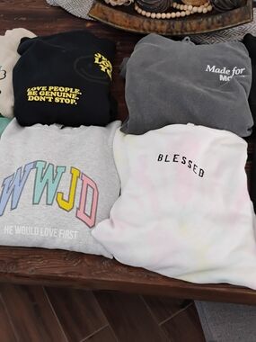 Assorted Christian Graphic Clothing Lot